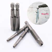 Jeu de tournevis magnétiques à tige hexagonale 1/4" S2, embouts de perçage à visser manuels pour outils à main de bricolage