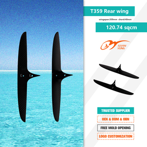Planche de surf électronique Skinny T359 Back Foil Efoil avec pompage électronique pour les sports nautiques, wingfoil, kitesurf, hydrofoil, aile arrière - Product Image 1