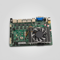 Placa Base Industrial Intel con CPU Integrada Sin Ventilador, Canal Único DDR3L 16GB, Placa Base I5-7200U