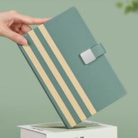 Libretas Personalizadas A5 con Tapa Dura, Forradas, Impresas, de Cuero PU, Encuadernación Térmica, Ecológicas, para Negocios, con Logotipo, Organizador/Planificador