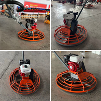 Truelle à béton à essence ZUJI ZJ90 haute puissance 5,5 CV avec moteur Lifan, 150 tr/min, profondeur de travail 8-10 cm, 900 mm