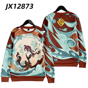 Vente en gros Nouveau Sweat à capuche Anime Cosplay Personnage de dessin animé Xiao Furina Neuvillete pour Hommes Femmes Enfants - Product Image 3