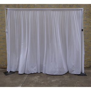 Aluminum <b>backdrop</b> <b>stand</b> adjustable events pipe drape kits for wedding decor - Product Image 1