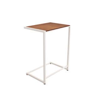 Tavolino Multifunzione di Lusso in Stile Crema con Piano in Vetro Temperato e Struttura in Metallo per Soggiorno e Camera da Letto - Product Image 5