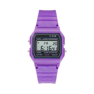 Student Children's Sports Digital Electronic Watch F-91w Multi-Function Luminous Alarm <strong>Clock</strong> Square Design - Product Image 2