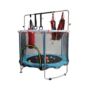 <span class=keywords><strong>Trampoline</strong></span> Jingyi <span class=keywords><strong>de</strong></span> 55 pouces avec filet <span class=keywords><strong>de</strong></span> protection, rond, avec anneaux et balles <span class=keywords><strong>de</strong></span> <span class=keywords><strong>sable</strong></span>, sûr, écologique, <span class=keywords><strong>pour</strong></span> une utilisation en intérieur et en extérieur, <span class=keywords><strong>pour</strong></span> enfants - Product Image 2