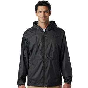 Breathable High Quality Custom Canvas Stand Collar <b>Winter</b> Windbreaker <b>Jacket</b> <b>Waterproof</b> for Men - Product Image 1
