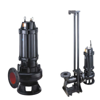 Pompe submersible à eaux usées WQ à haut débit et grand diamètre pour vente directe, 5 CV, électrique, basse pression, pour le transport et le rejet des eaux usées