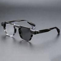 Lunettes photochromiques pour hommes, lunettes de soleil de luxe de haute qualité, changement de couleur, protection anti-lumière bleue, protection des yeux avec décoloration