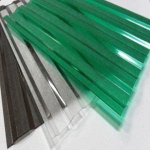 Hoja sólida <span class=keywords><strong>de</strong></span> techo corrugado <span class=keywords><strong>de</strong></span> plástico <span class=keywords><strong>de</strong></span> <span class=keywords><strong>policarbonato</strong></span> translúcido a medida y ampliamente utilizado - Product Image 3