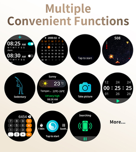 Montre connectée pour femmes CY37, écran IPS de 1,27 pouces, <span class=keywords><strong>lunette</strong></span> en alliage, assistant AI, moniteur de fréquence cardiaque, étanche IP68, bracelet intelligent pour la santé - Product Image 4