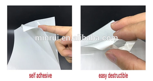 Minrui <span class=keywords><strong>Matte</strong></span> trắng siêu phá hủy vỏ trứng Sticker giấy cho in ấn - Product Image 5