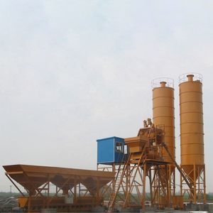 Planta Mezcladora de Concreto Continua, Mini Planta Mezcladora de Concreto Premezclado, Planta Dosificadora de Concreto Universal para Construcción con Certificación CE - Product Image 1