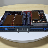 Amplificateur numérique 2400W professionnel classe d puissance système de processeur audio 2 canaux Mode d'alimentation ca métal pour DJ son
