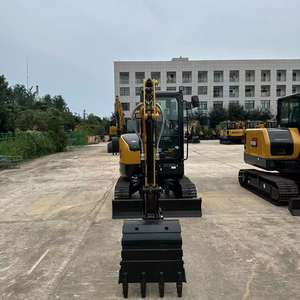 Mini-pelle Sany SY35U d'occasion fonctionnant bien, pelle hydraulique de 3.5 tonnes avec boîte de vitesses moteur et moteur en stock à vendre - Product Image 3