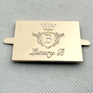 Neostar <span class=keywords><strong>2023</strong></span> Placage Durable Personnalisé Marque Or Découpé Métal Logos Plaque pour Sacs à Main - Product Image 2