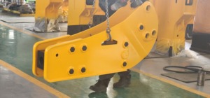 SOOSAN SB43 SIDE Yellow <b>Hydraulic</b> <b>Breaker</b> for Excavators and Backhoe Loaders - Product Image 5
