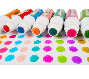 Pennarelli a punti lavabili a <span class=keywords><strong>colori</strong></span> multicolori bambini che disegnano giocattoli pennarelli a <span class=keywords><strong>mostro</strong></span> piccolo per Set di pittura per bambini - Product Image 1