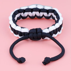 Bracelet tressé ajustable en paracorde, motif dessin animé Demon Slayer Zenitsu, le plus populaire et très vendu, pour fille, étudiante, cadeau de fête - Product Image 3