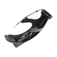 Garde-boue arrière de haute qualité pour trottinette électrique avec feux arrière intégrés 37*21cm Accessoires de garde-boue pour trottinette Ninebot MAX G2
