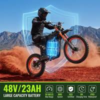 Moto électrique tout-terrain silencieuse 2000W pour la chasse, stock entrepôt USA