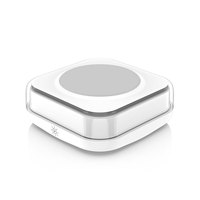 Chargeur sans fil à lumière LED T22 de bureau avec port non magnétique de type C d'usine OEM pour téléphone