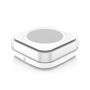 T22非磁性Qi Enable for iPhone SamsungAndroid Type CポートデスクトップミニLEDライトワイヤレス充電器