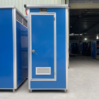 Baño Portátil Prefabricado Moderno para Exteriores a Bajo Precio, Cabina de Baño Pública con Panel Sándwich para Obras de Construcción, Parques y Escuelas