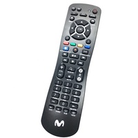 Movistar-mando a distancia universal para vídeo de TV, AUX, 4 en 1, Original, Negro, en el mercado de América del Sur