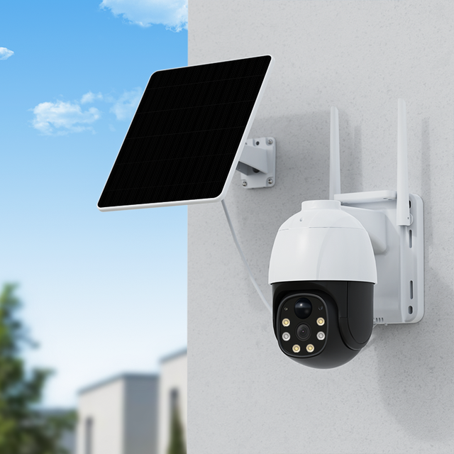 V380 4G Sim Card Outdoor Solar Camera AI Smart Home Human Motion Detect Auto Tracking Low-Power Battery Network Camera