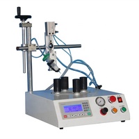 Robot distributeur de colle automatique à tête unique et quatre stations pour ampoules LED, type rotatif circulaire