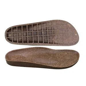 软木鞋底TPR中底中性鞋垫，用于沙滩鞋制作