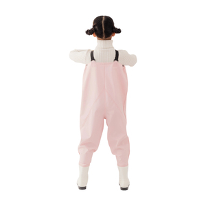 Cuissardes de pêche et de sport en PVC imperméables avec poche zippée pour jeunes, enfants, filles, idéales pour la navigation, la plage, la randonnée aquatique et les ruisseaux. - Product Image 6