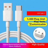 Kabel USB-A ke USB Type-C 1.5m Pengisian Cepat dan Sinkronisasi Data untuk Ponsel Hitam 2 Buah