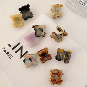 Pinza de pelo de acetato de celulosa de diseñador de moda, pinzas para niños y bebés, pinzas para el pelo de oso para niñas, pasadores nuevos, accesorios para el cabello, pinzas para mujeres - Product Image 4