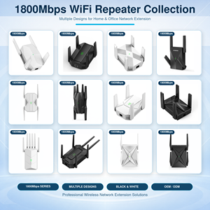 Extensor de Rango Inalámbrico de 1800 Mbps, <span class=keywords><strong>Repetidor</strong></span> <span class=keywords><strong>WiFi</strong></span> de Doble Banda <span class=keywords><strong>con</strong></span> 4 Antenas Externas y Puerto Gigabit <span class=keywords><strong>Ethernet</strong></span> - Product Image 6