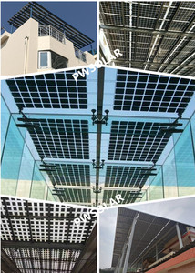 Panel solar BIPV de las mejores tarifas, 375W, doble vidrio, mono bifacial, 385W, 400W, tipo PERC, silicio policristalino para casa de techo - Product Image 6