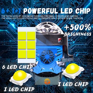 Lente de Proyector Bi-LED Chenlang de Fábrica, Súper Brillante, Haz Alto/Bajo, 156W, Láser Dual y Ventiladores, <span class=keywords><strong>3</strong></span> Pulgadas, AFS, RHD, LHD, Plano, Logotipo Personalizado - Product Image 3