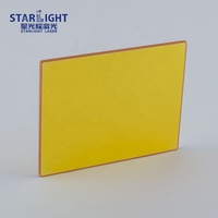 Combinateur de faisceau laser CO2 ZnSe 10,6 μm, 45 °   Miroir dichroïque rectangulaire à haute réflexion pour l'alignement 450-700 nm