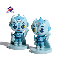 Longzhiyu, 20 ans d'expérience en ODM, usine de pointe, personnalisation d'images IP, figurine de style Q, logo d'entreprise brillant, souvenir cadeau