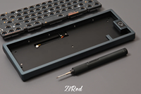 Prototype rapide personnalisé cnc usinage aluminium laiton mécanique Teclado cnc prototype usinage clavier étui