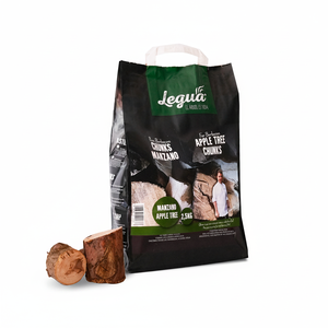 Trozos de Madera de Manzano de Alta Calidad Marca Legua para un Sabor Natural a Humo en su Barbacoa España - Product Image 2