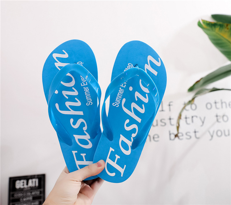 Custom Logo Hollow Flip-flops EVA Hotel Slippers Outdoor Beach Flipflops Slippers