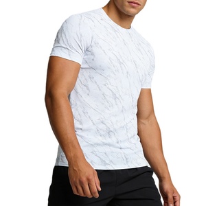 T-shirts en coton 100 % en gros, t-shirts décontractés pour sublimation, motifs personnalisés, design uni, tissu tricoté 240 grammes, impression sérigraphique - Product Image 4