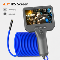 Caméra Endoscopique Portable P40 en Promotion - Lentille Unique de 3,9 mm, Câble Semi-Rigide Flexible de 1,5 m, Écran IPS HD de 4,3 pouces