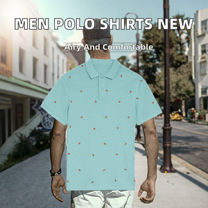 เสื้อเชิ้ตผู้ชายดีไซน์ล่าสุด ขายดี ระบายอากาศได้ดี ผ้าฝ้าย 100% พร้อมโลโก้สั่งทำ แขนสั้น พิมพ์ลาย สวมใส่สบายๆ - Product Image 2