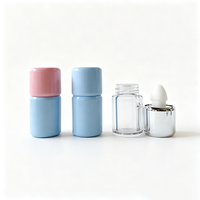 Flacon vide en plastique pour blush liquide et contouring avec grand applicateur éponge, conteneur de maquillage multi-usages, logo personnalisé