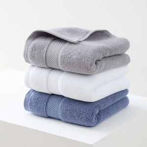 Toalla de algodón puro Jianmu Qingyue, 70x140cm, suave y absorbente para secar el cabello y lavar la cara, uso doméstico, Unisex - Product Image 3