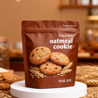 Op maat gemaakte voedselveilige vochtbestendige staande pouches met ritssluiting voor verpakkingen van melk, gelei, chocolade, aardbeien, fruitsalade