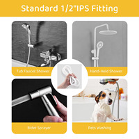 Tuyau de pommeau de douche à main en PVC universel Flexible Anti enroulement Tube d'eau antidéflagrant tuyau d'extension de tuyau de robinet de salle de bain